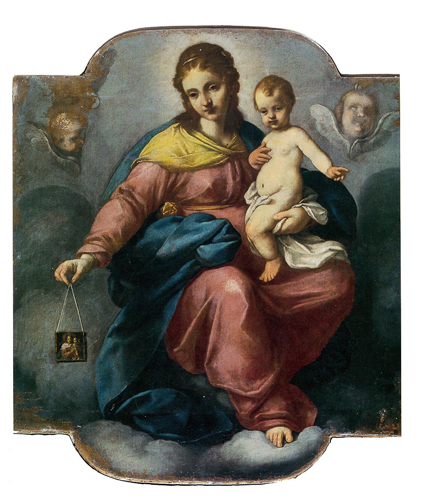 Carlo Ceresa, "Madonna del Carmelo" nella chiesa di Oneta
