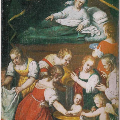 Carlo Ceresa, "Natività della Vergine" nella chiesa di Oneta