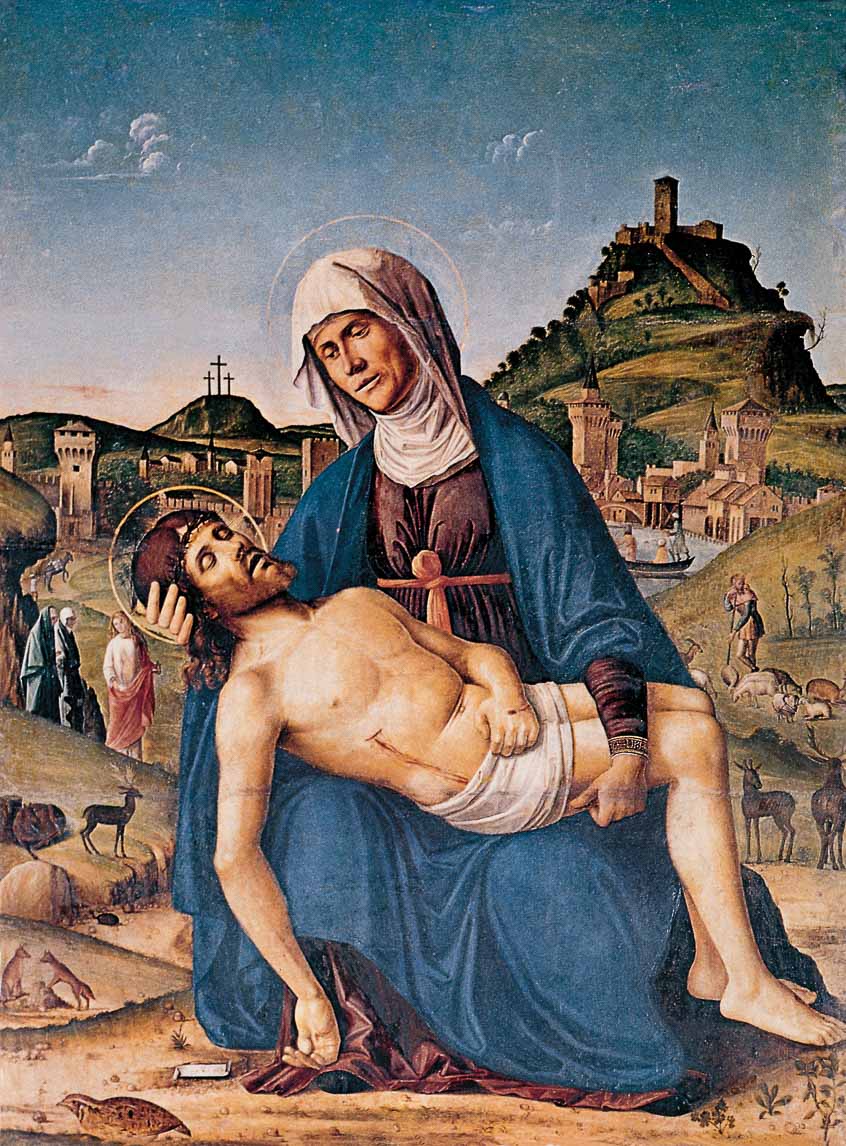 Andrea Previtali (attribuito), "Pietà", XV secolo